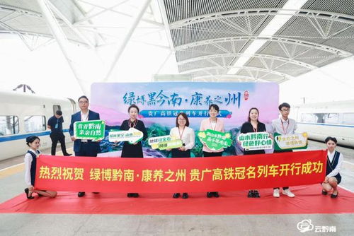 黔南新增旅游形象流动名片 贵广高铁“绿博黔南 康养之州”冠名列车正式运行